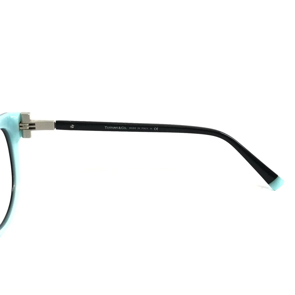 Tiffany & Co. Eyeglasses Frame TF2196 8055 Black on Blue Silver 52-16-140